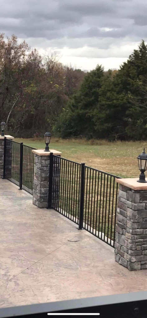 Durable & Quality Aluminum Fence with Post by TM Exterior Solutions | Fence Company