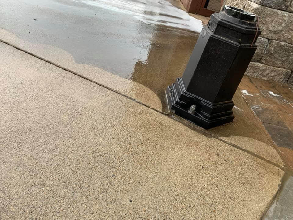 Concrete Power Washing - Concrete Cleaning