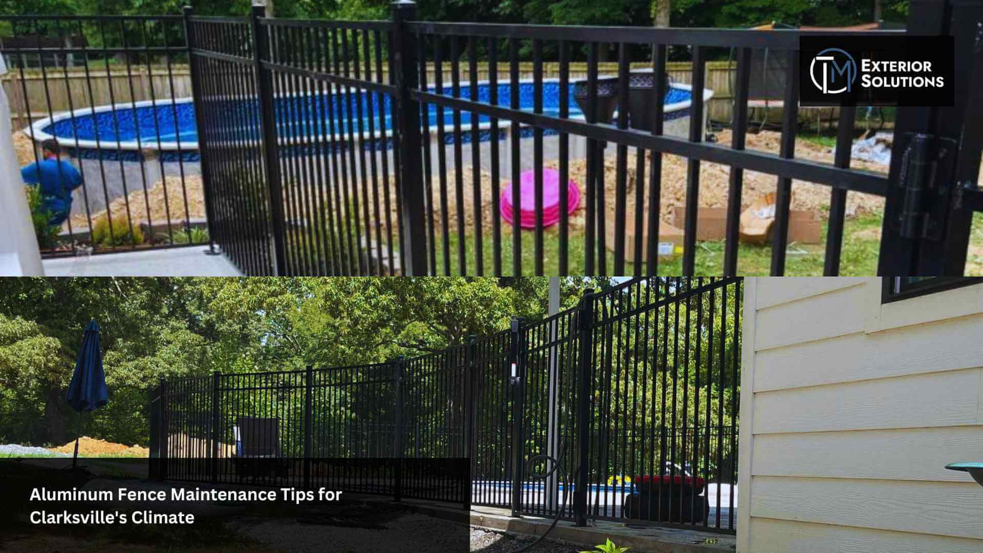 Aluminum Fence Maintenance Tips for Clarksville's Climate