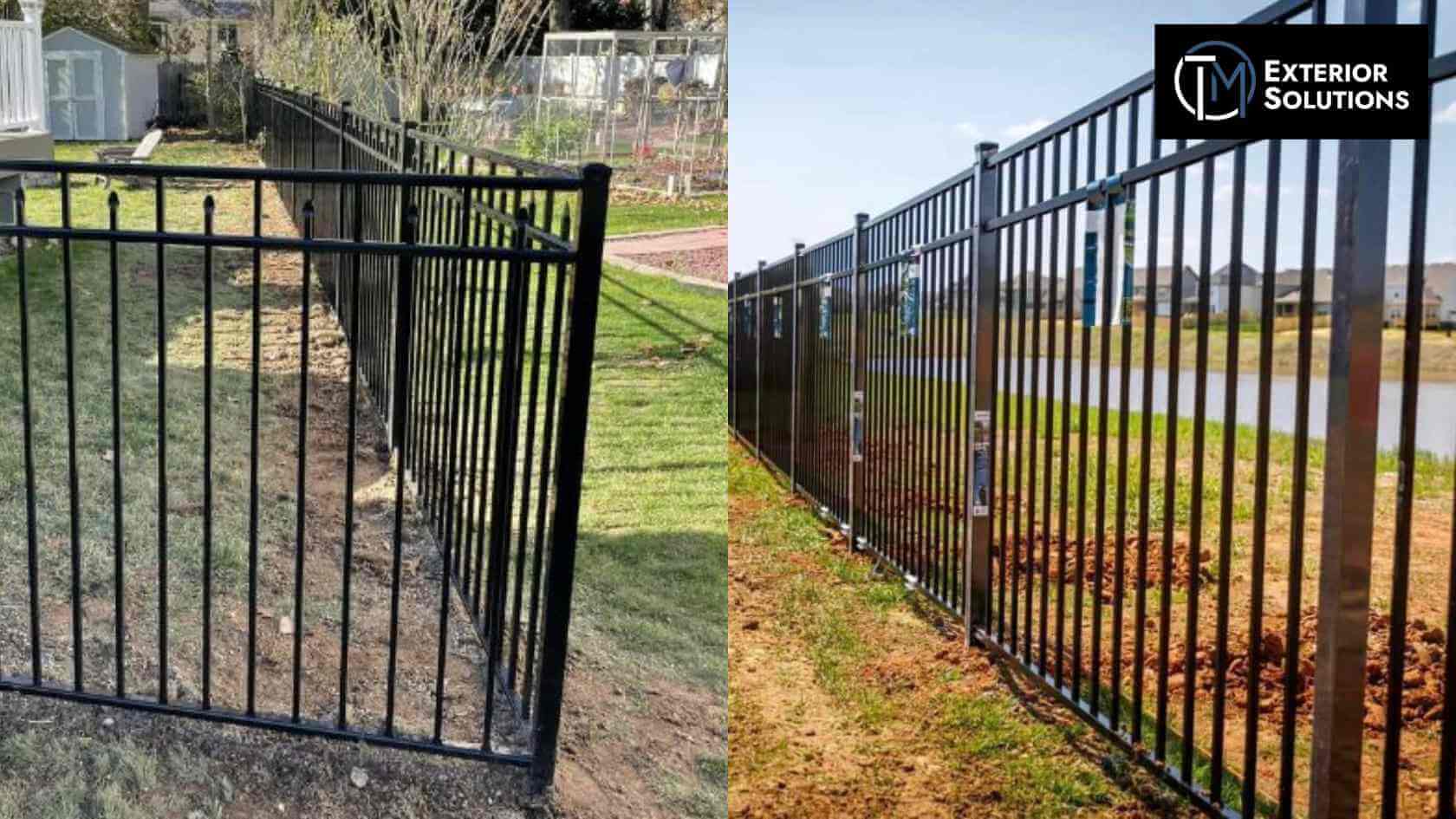 aluminum fences for business